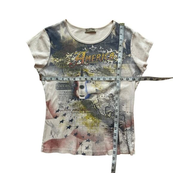 Y2K Graphic Bejeweled T-Shirt Size Large - Picture 5 of 9